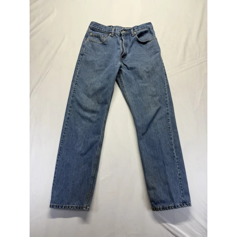 Levi's 505 Jeans Mens 32x30 Regular‎ Fit Blue medium Wash Denim